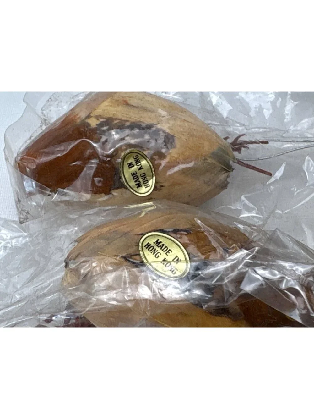 Vintage Feathered Birds Set of 12 Hong Kong 3